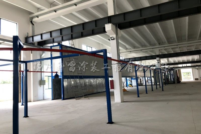 大旋風(fēng)粉房直通式自動噴粉流水線