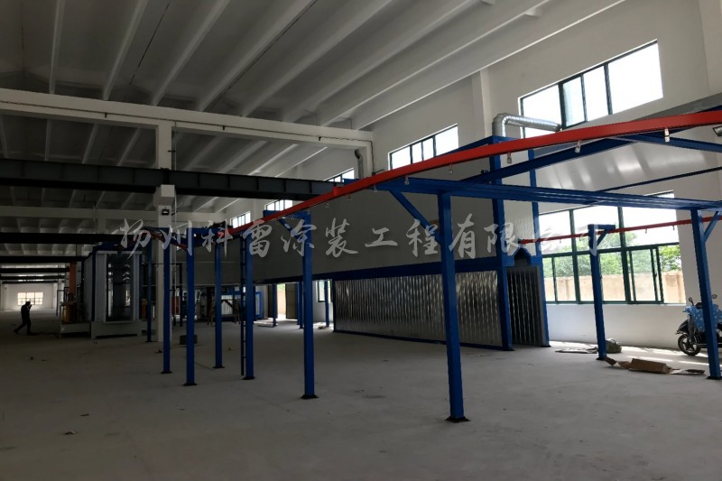 大旋風(fēng)粉房直通式自動噴粉流水線